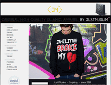 Tablet Screenshot of justmuslim.co.uk